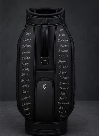 Logo golf bag